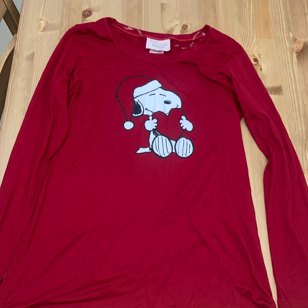 Munki Munki Peanuts Snoopy Night Shirt MED
